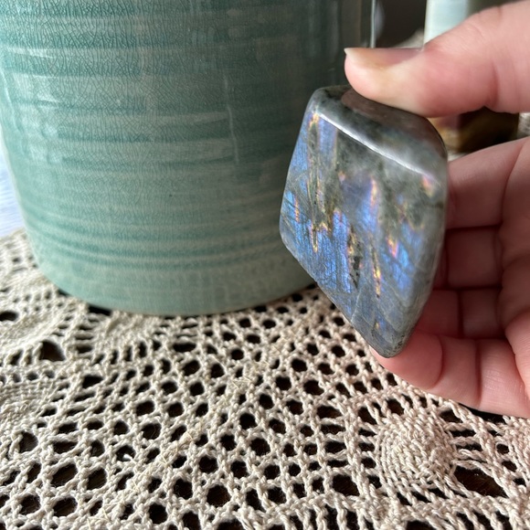 Labradorite Crystal Slab - Picture 1 of 12